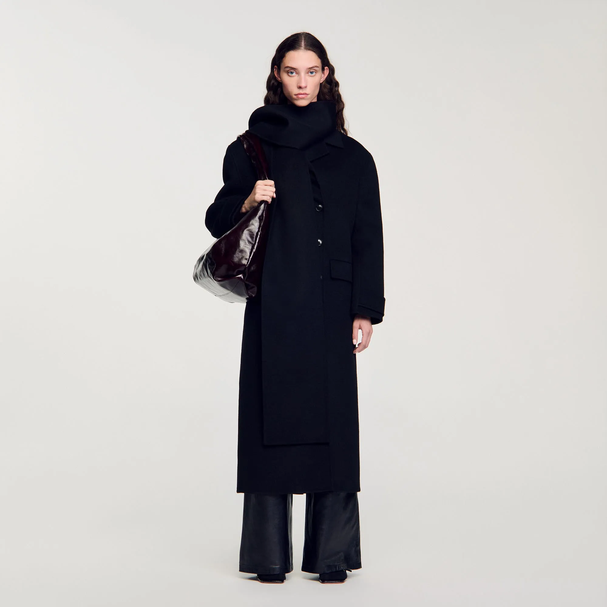 Cappotto oversize in lana