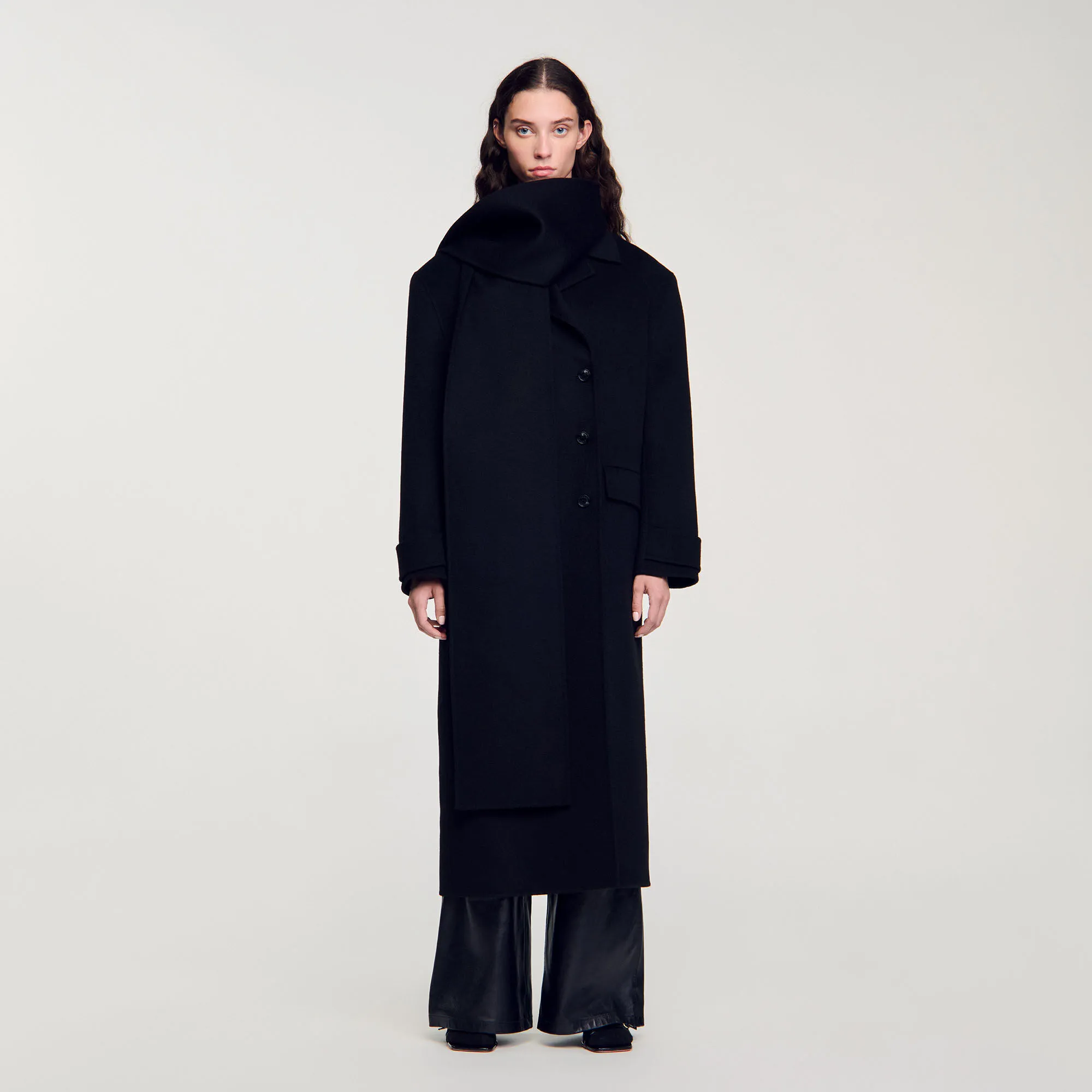 Cappotto oversize in lana