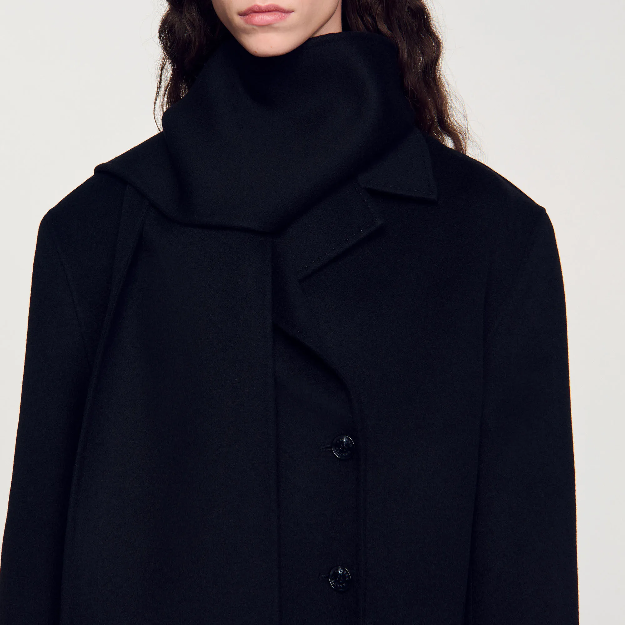 Cappotto oversize in lana