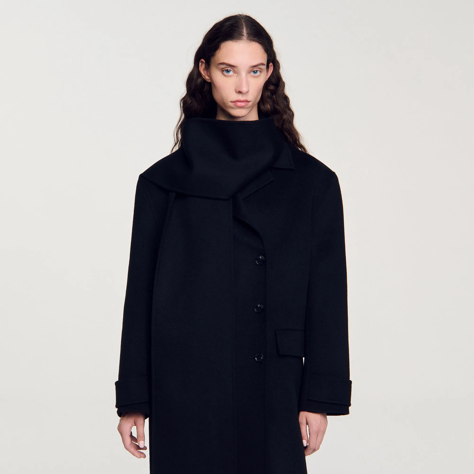 Cappotto oversize in lana