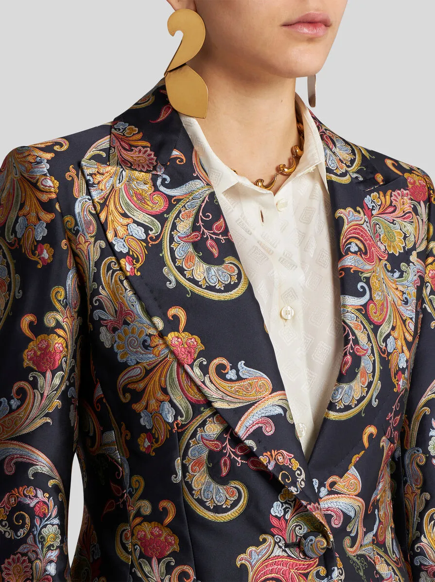 CAPPOTTO PAISLEY JACQUARD