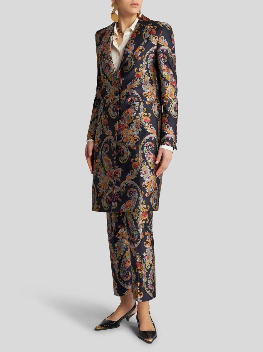 CAPPOTTO PAISLEY JACQUARD