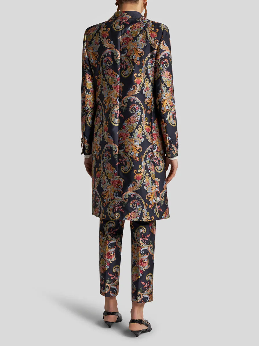 CAPPOTTO PAISLEY JACQUARD