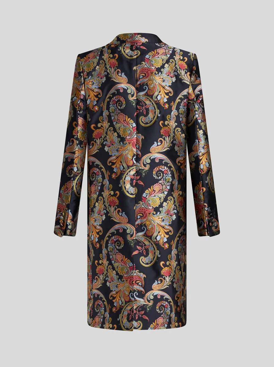 CAPPOTTO PAISLEY JACQUARD