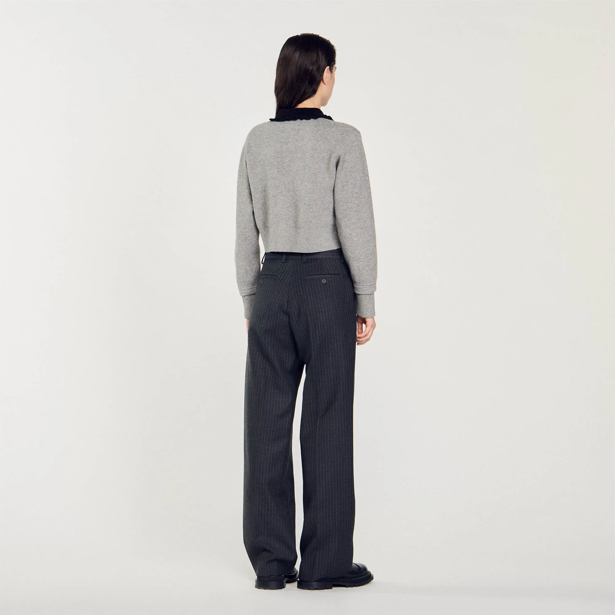Cardigan-cappotto corto