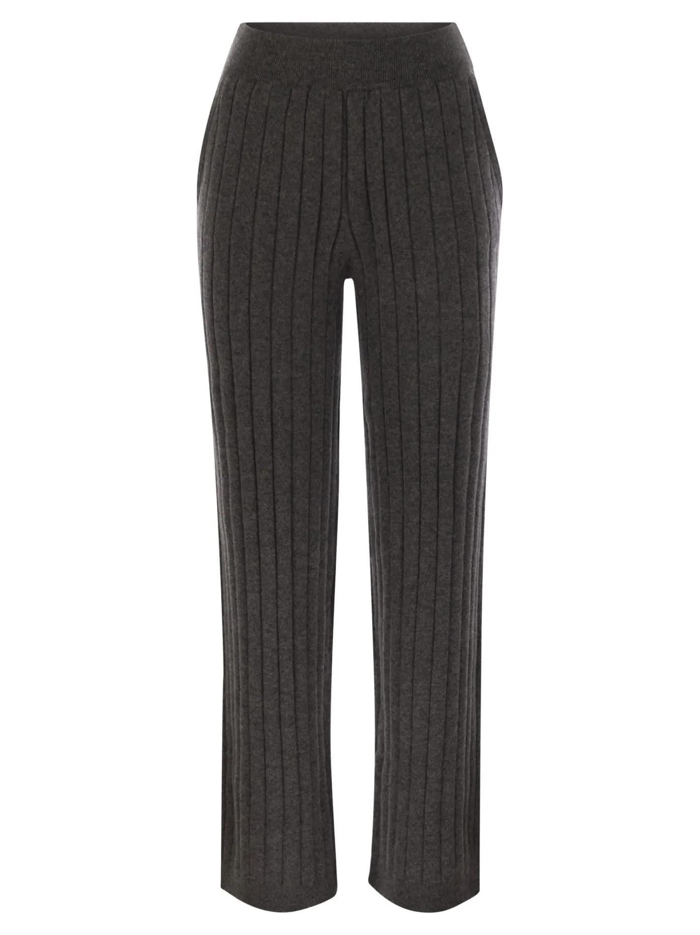 Cashmere knit trousers