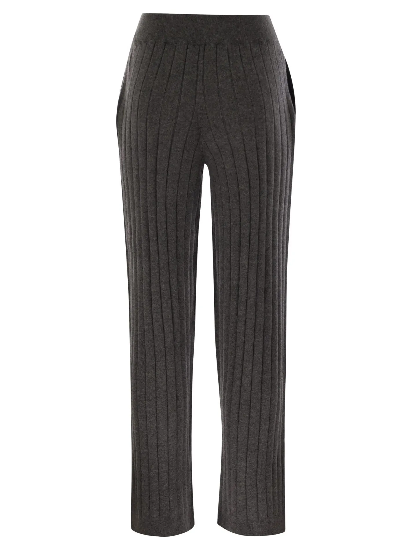 Cashmere knit trousers
