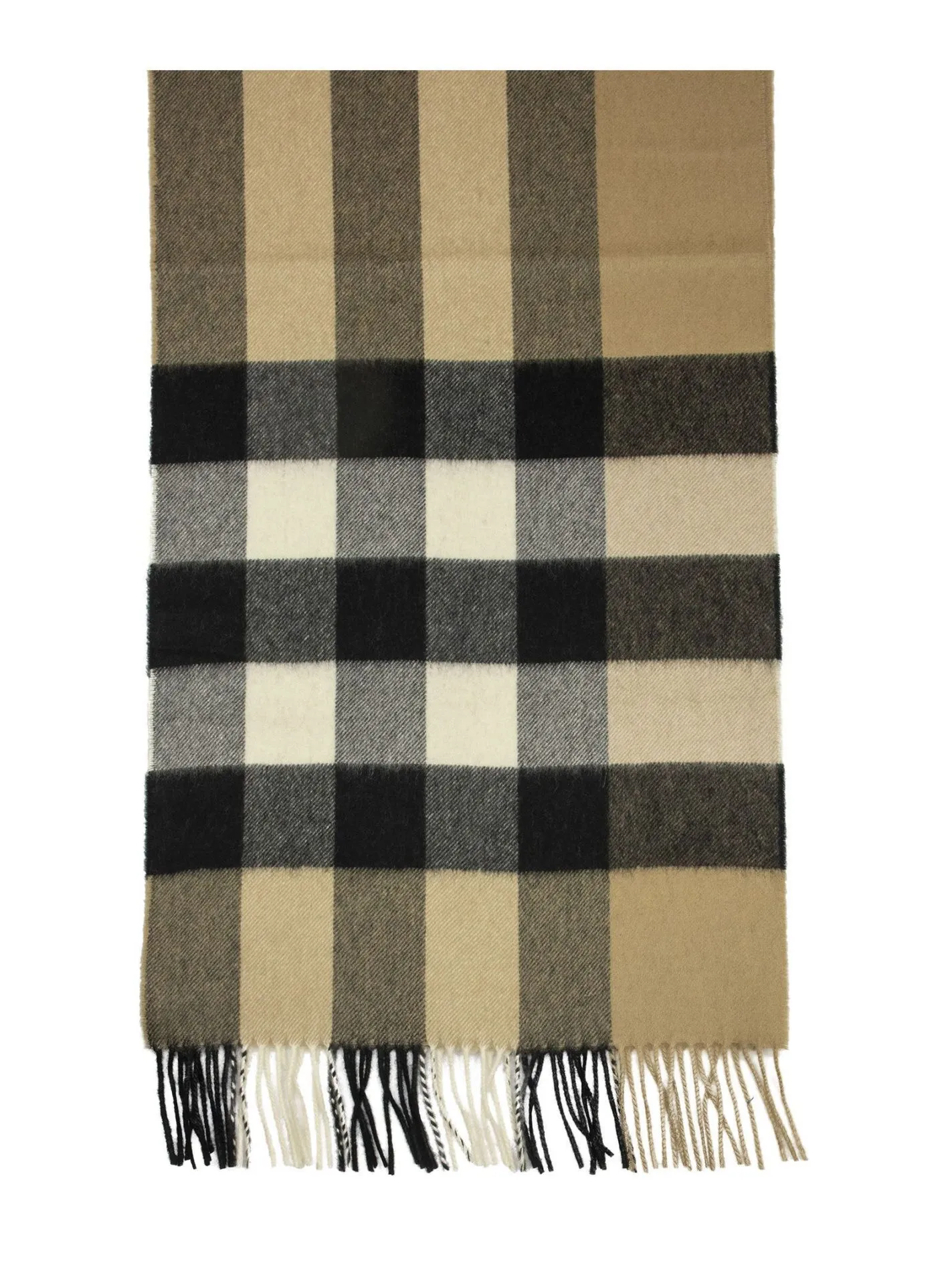 Check Cashmere Scarf
