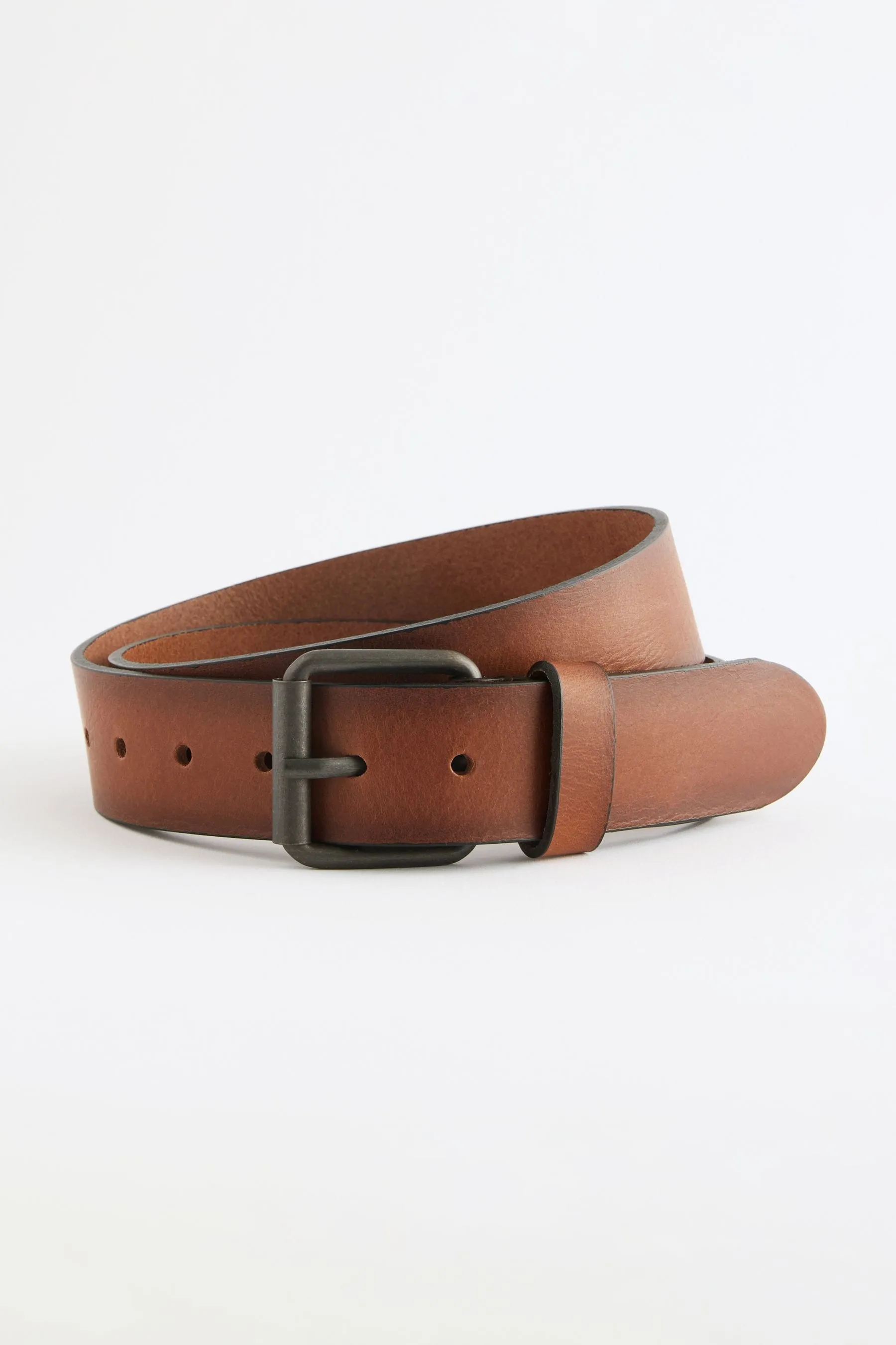Cintura casual in pelle
