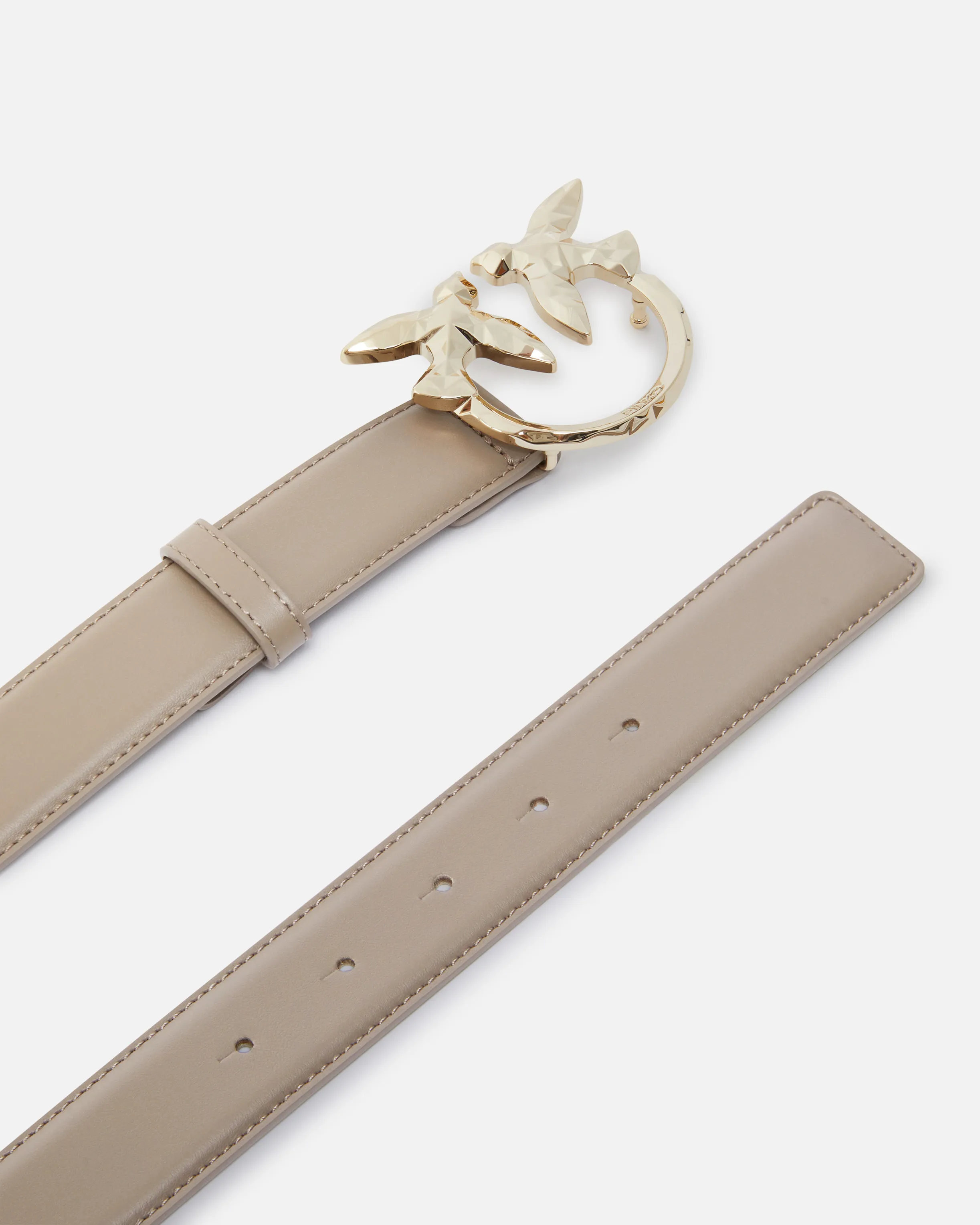  Cintura in pelle 3cm fibbia uccellini PINKO Galleria    