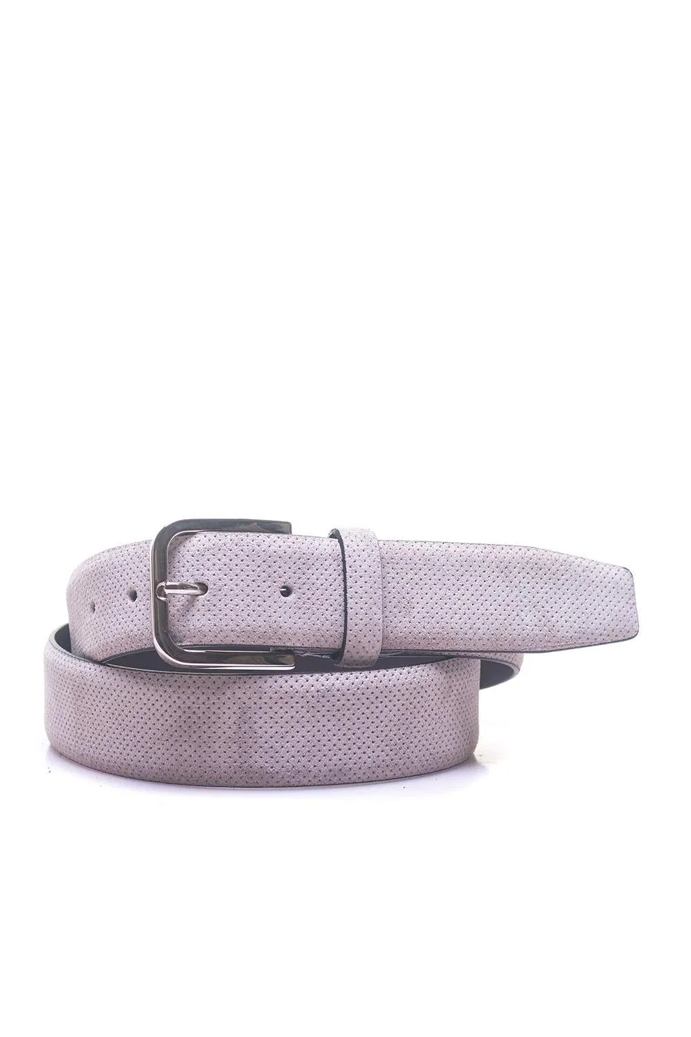 Cintura in pelle Beige Canali Uomo
