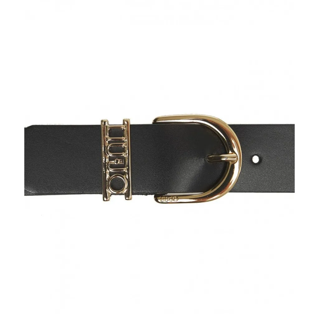 Cintura in pelle con fibbia marrone