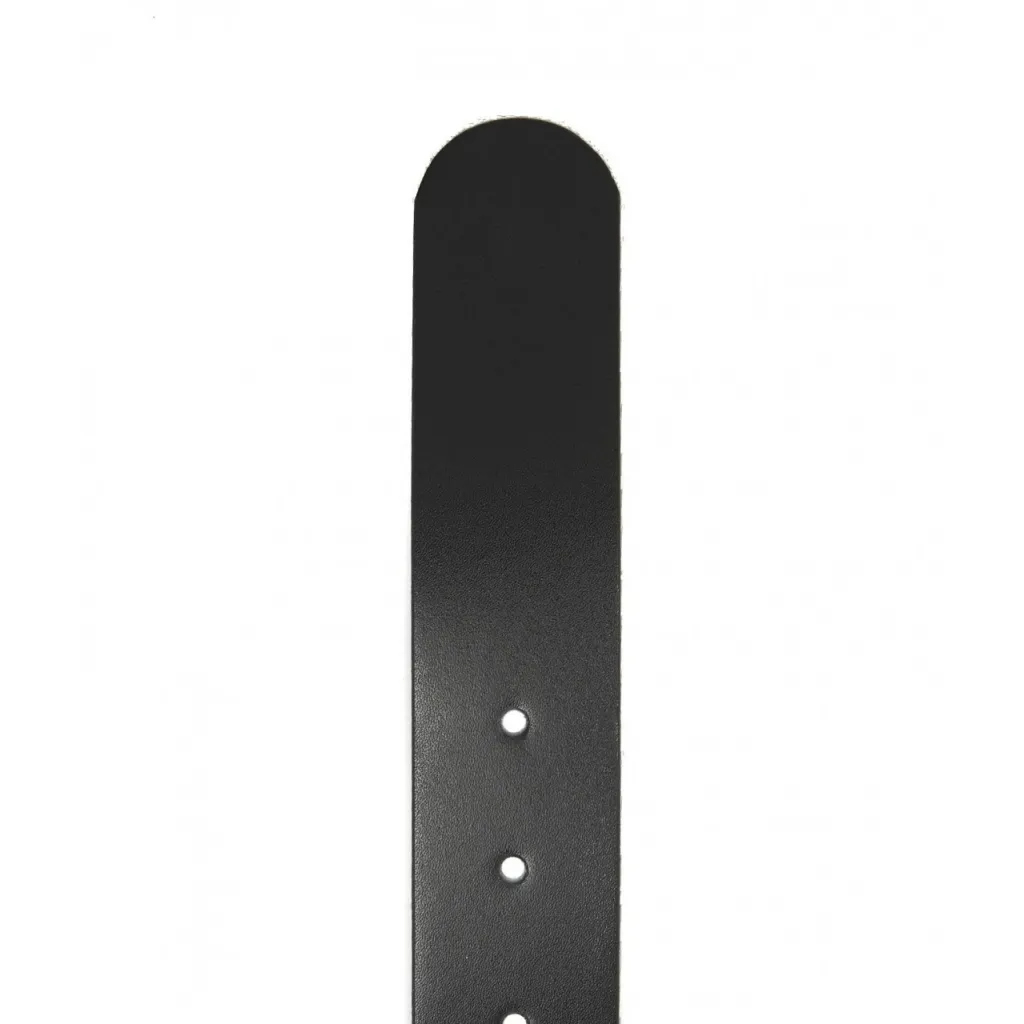 Cintura in pelle con fibbia marrone