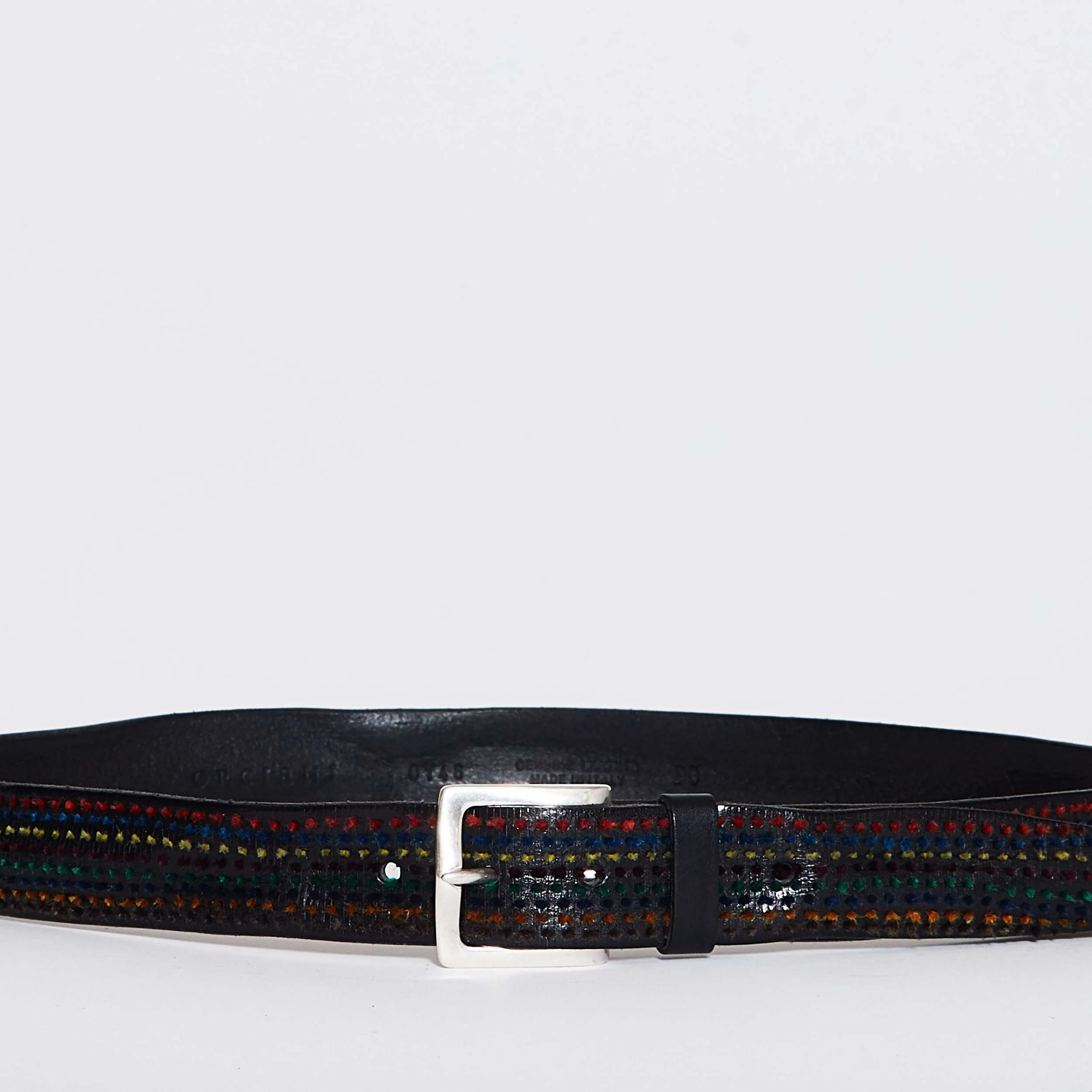 Cintura in Pelle inserti Multicolor