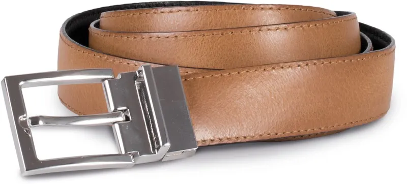Cintura reversibile in pelle - 35 mm