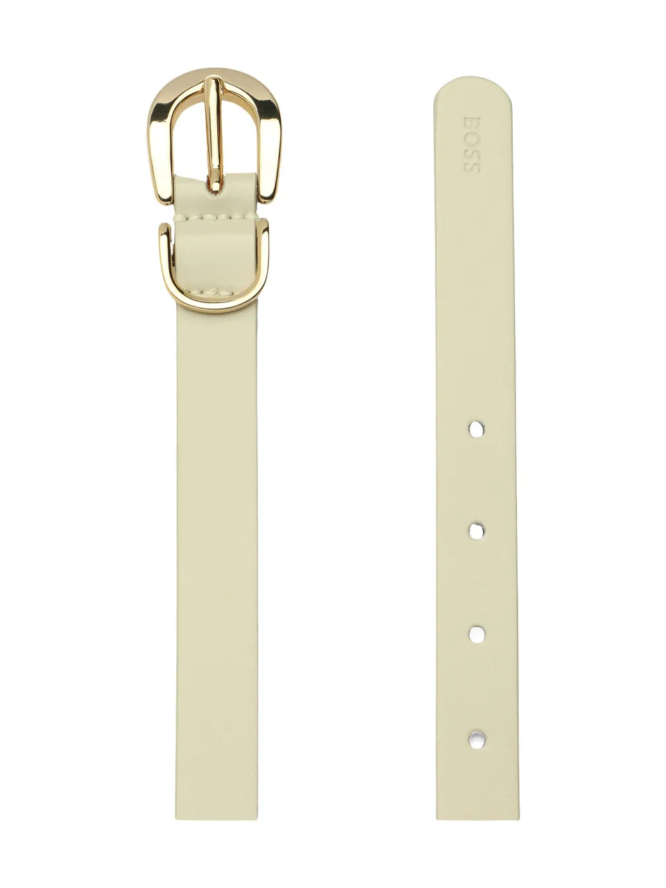 Cintura sottile NAMY in pelle