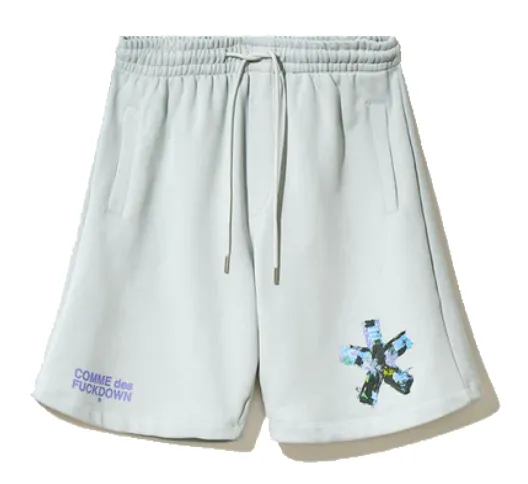Comme Des Fuckdown Bermuda Logo Multicolor