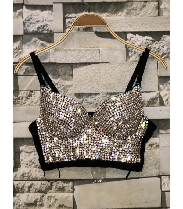 Corpetto strass Jann
