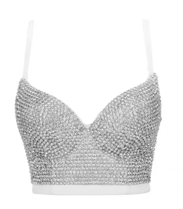 Corpetto strass Jann