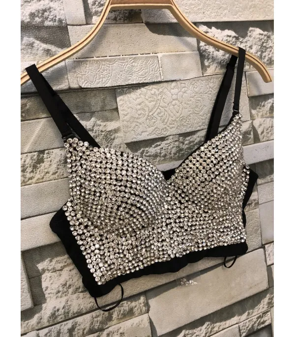 Corpetto strass Jann