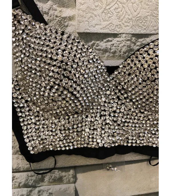 Corpetto strass Jann