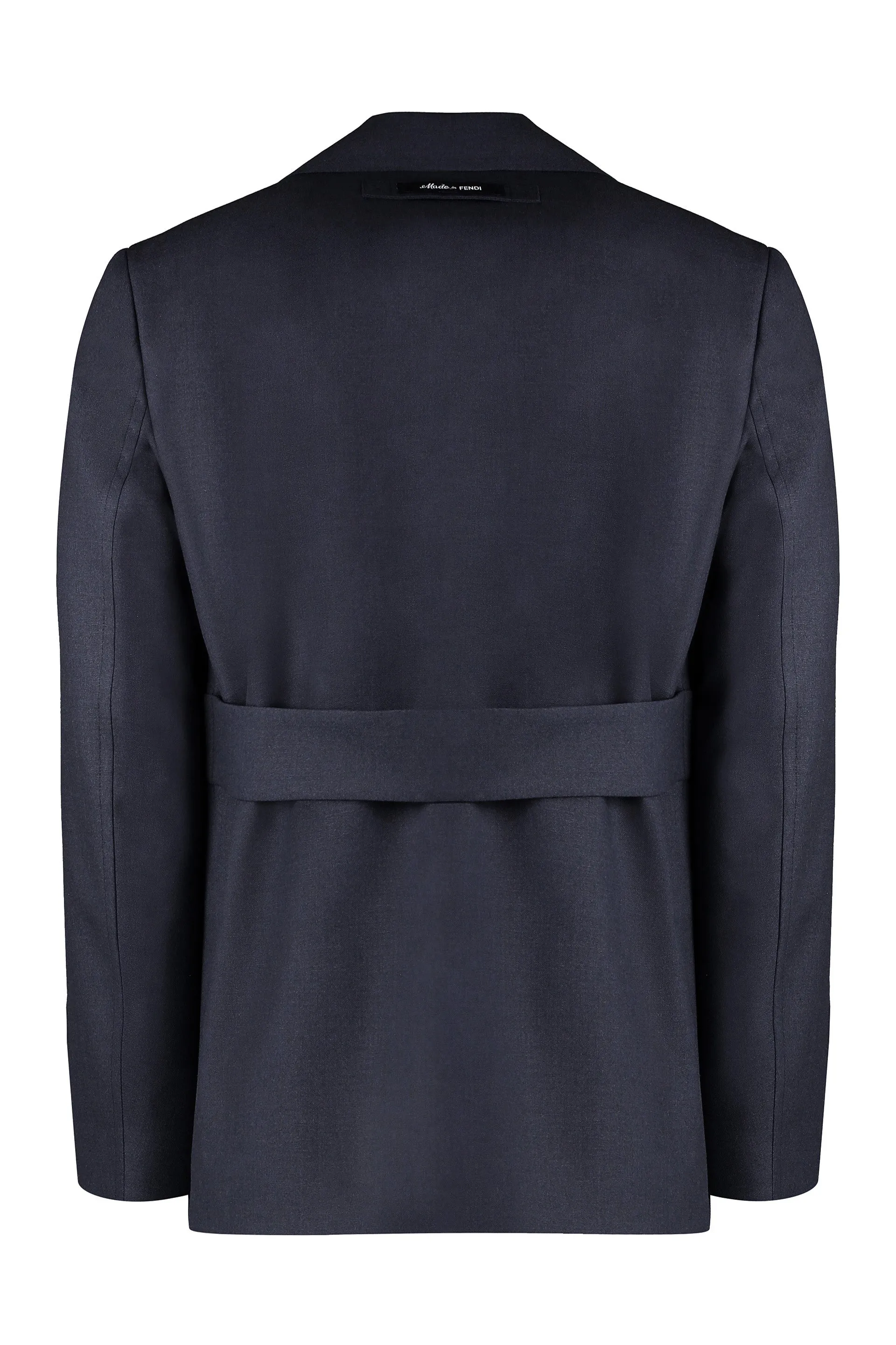 Fendi Giacca monopetto in lana vergine