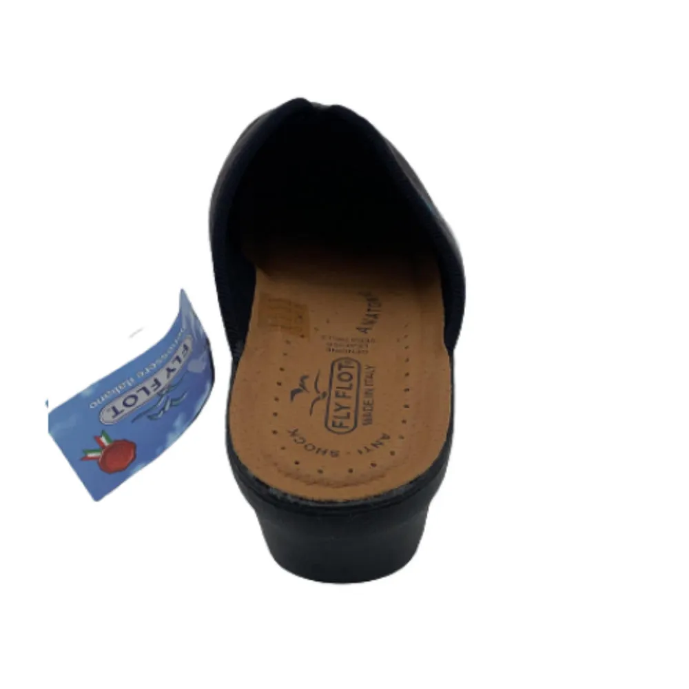 Fly Flot - Art. L7859 WE - PANTOFOLA DA DONNA - COLORE ANTRACITE- TESSUTO VELLUTO