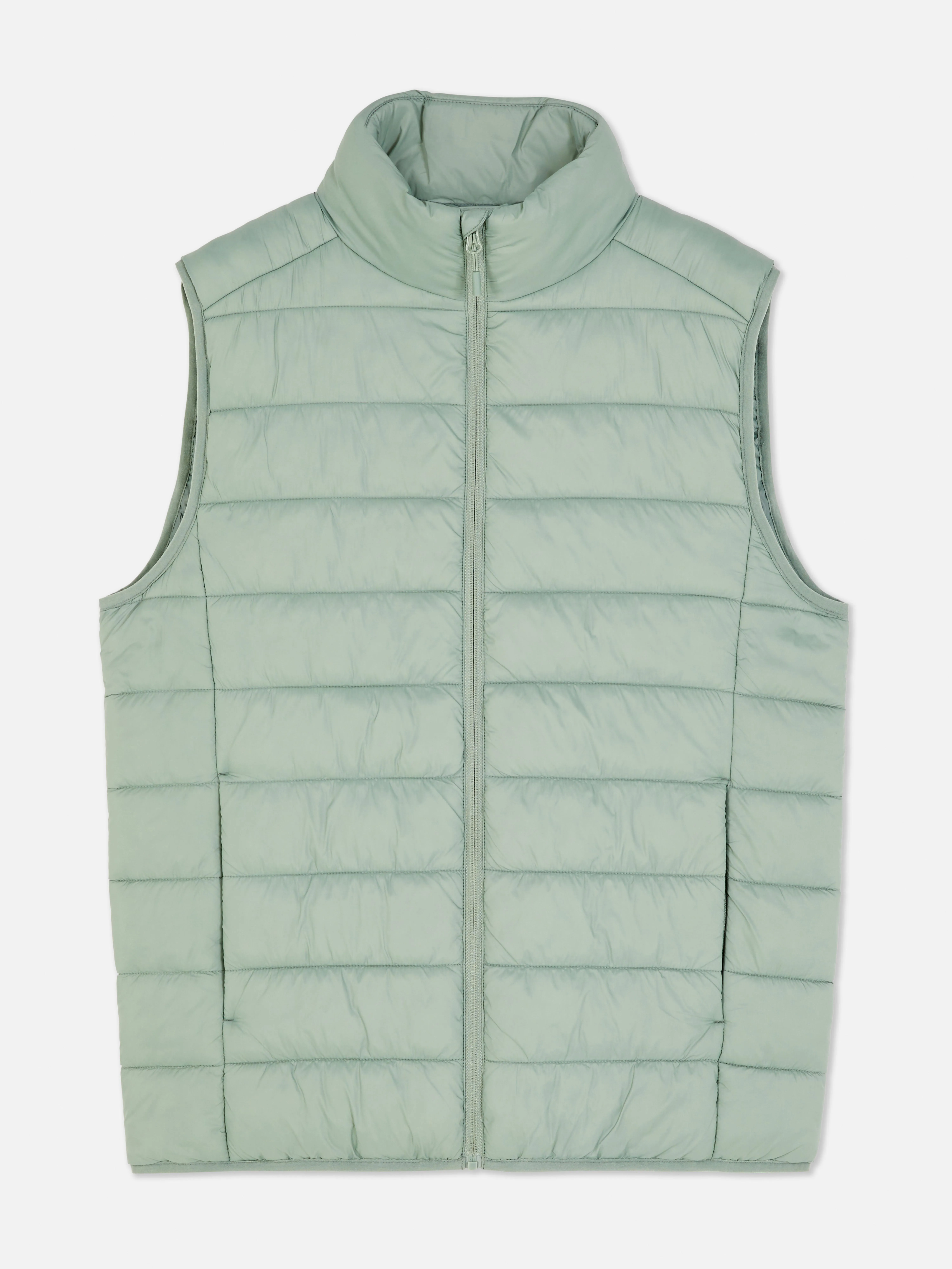 Gilet imbottito con zip