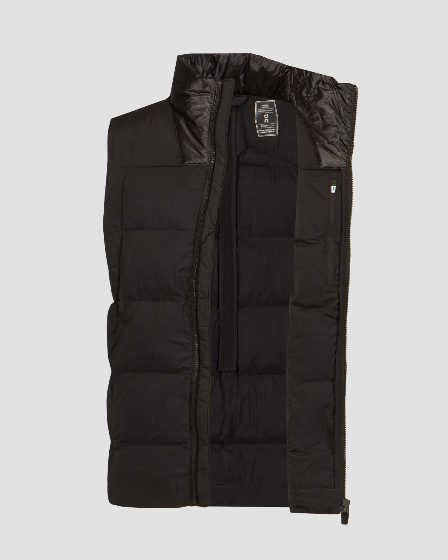 Gilet imbottito da donna On Running Challenger 1WD30030553-black
