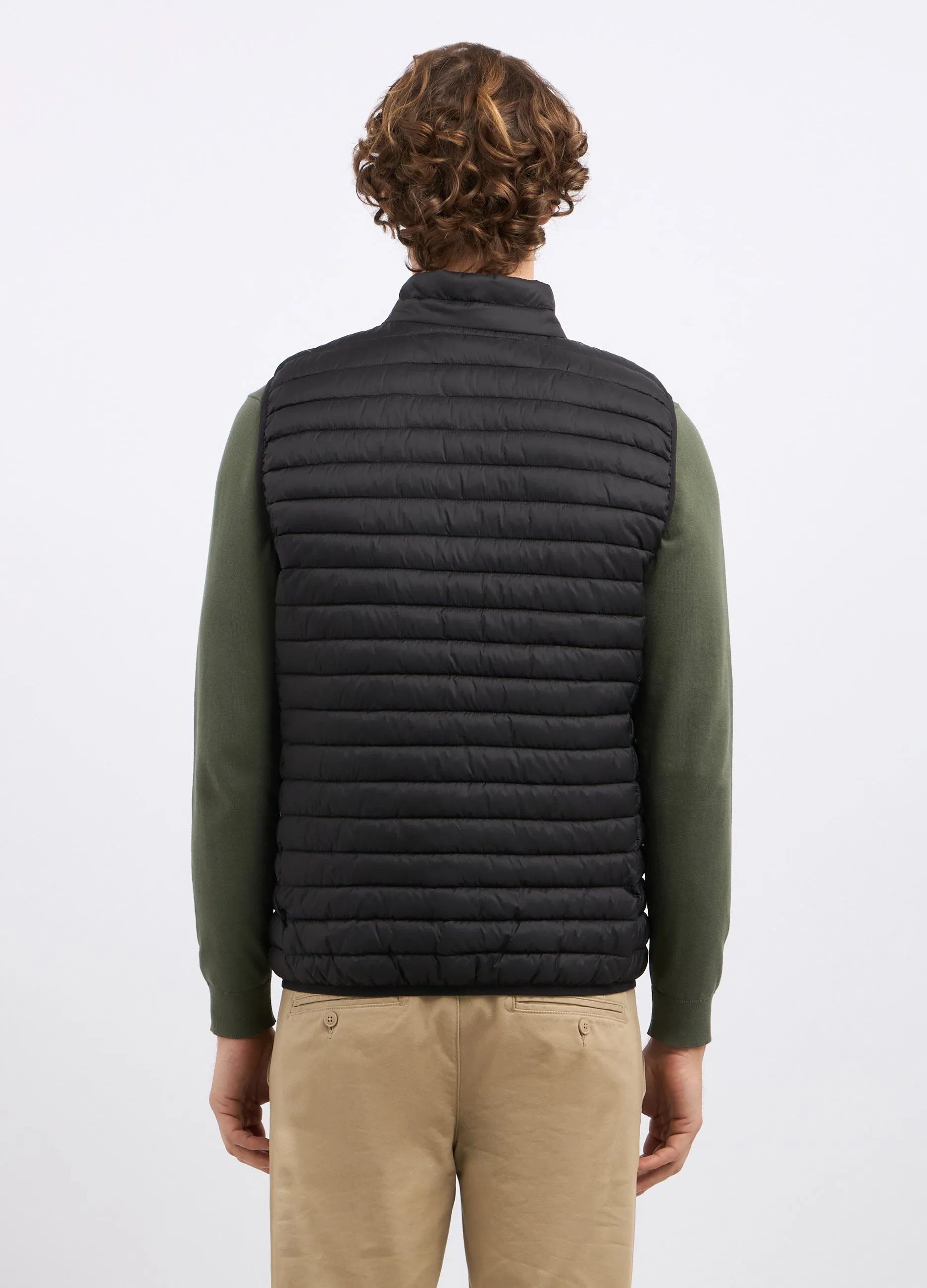 Gilet imbottito full zip uomo
