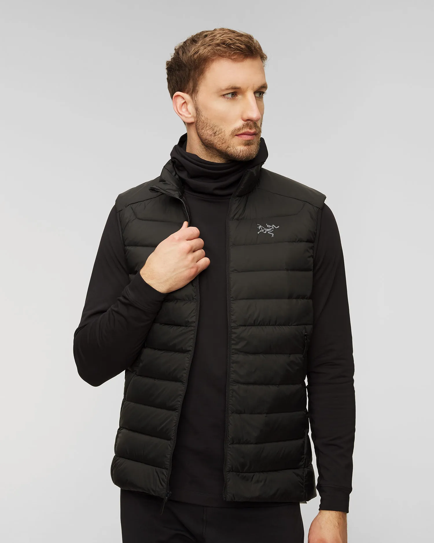 Gilet imbottito nero da uomo Arcteryx Cerium x000007455-2291