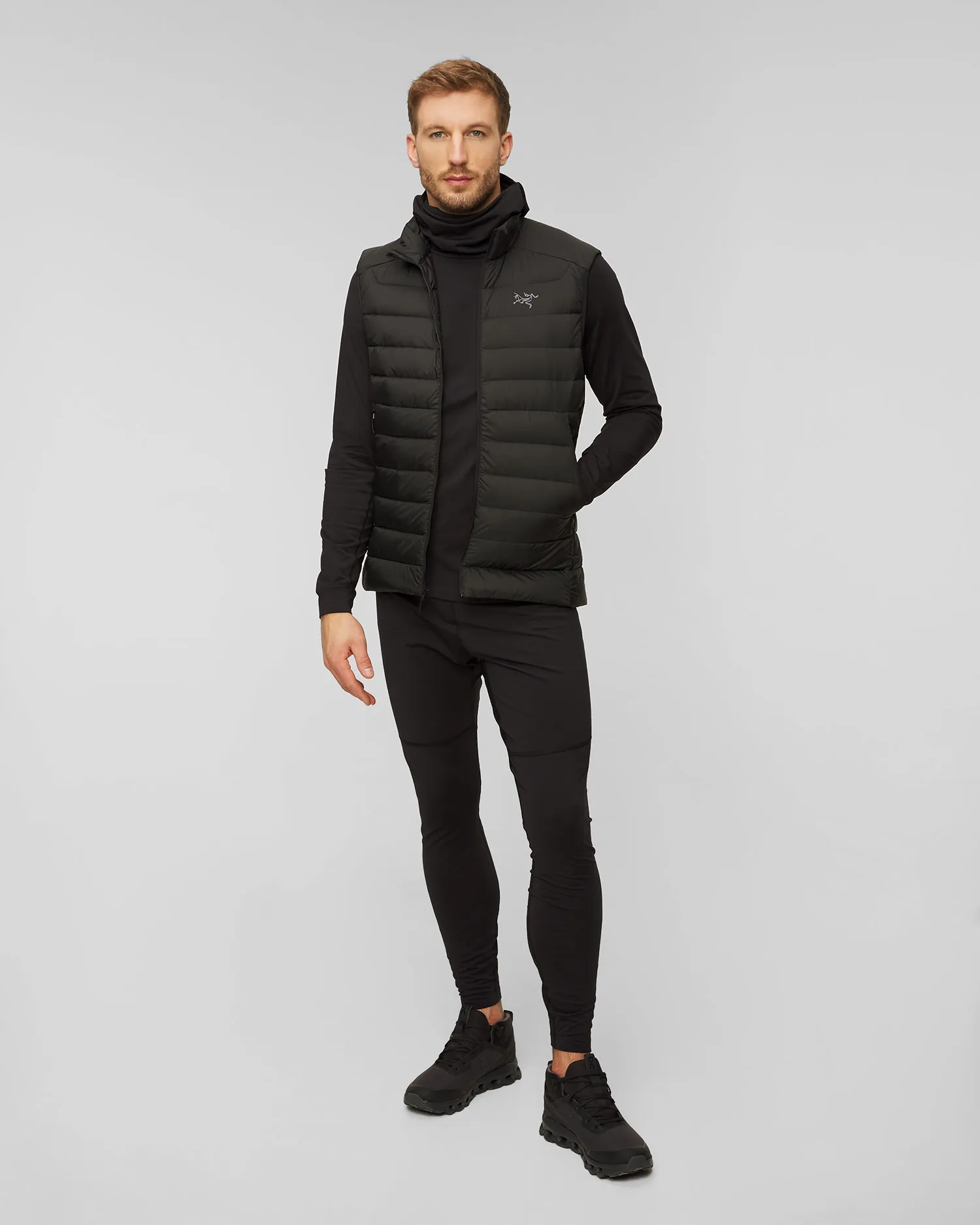 Gilet imbottito nero da uomo Arcteryx Cerium x000007455-2291