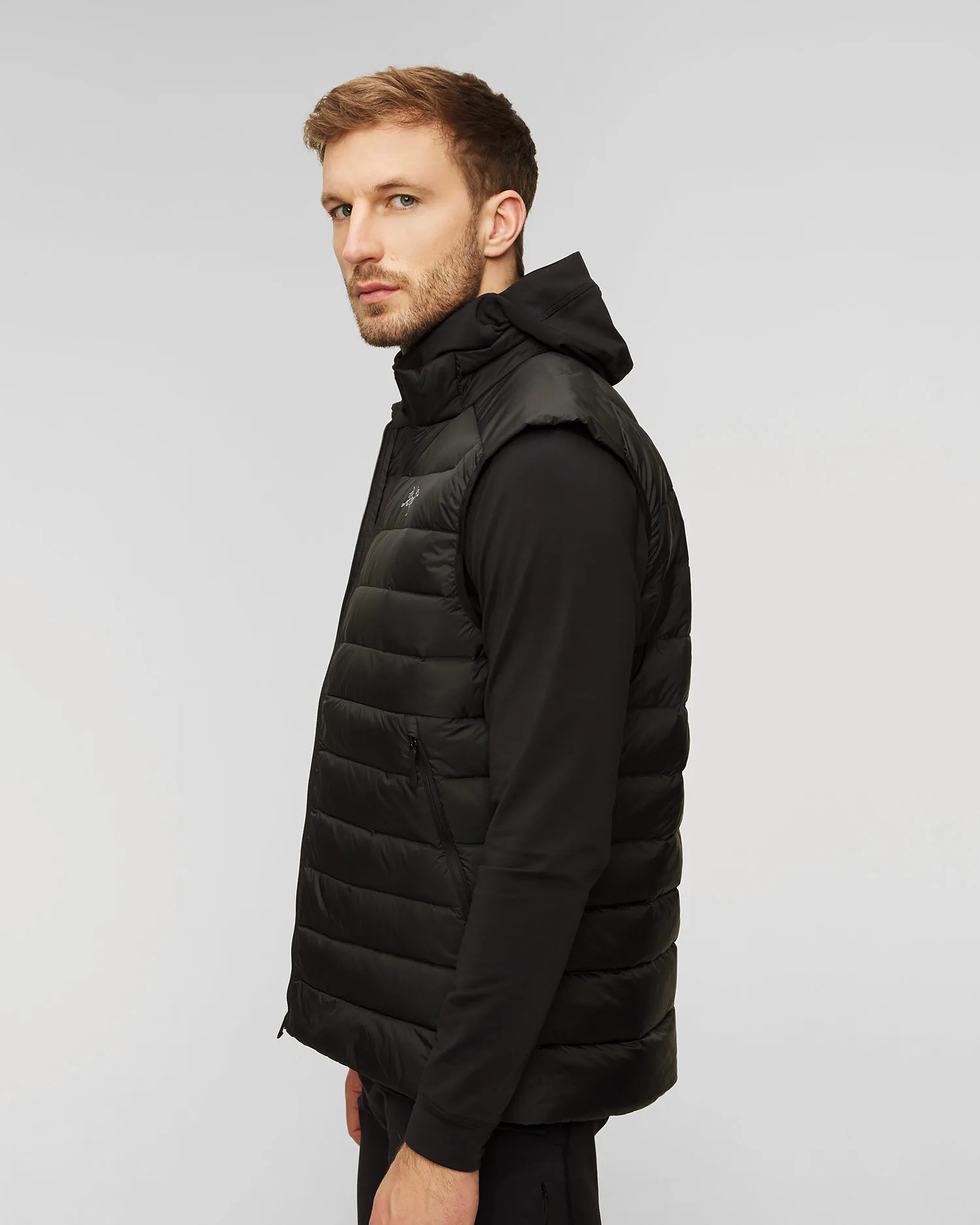 Gilet imbottito nero da uomo Arcteryx Cerium x000007455-2291