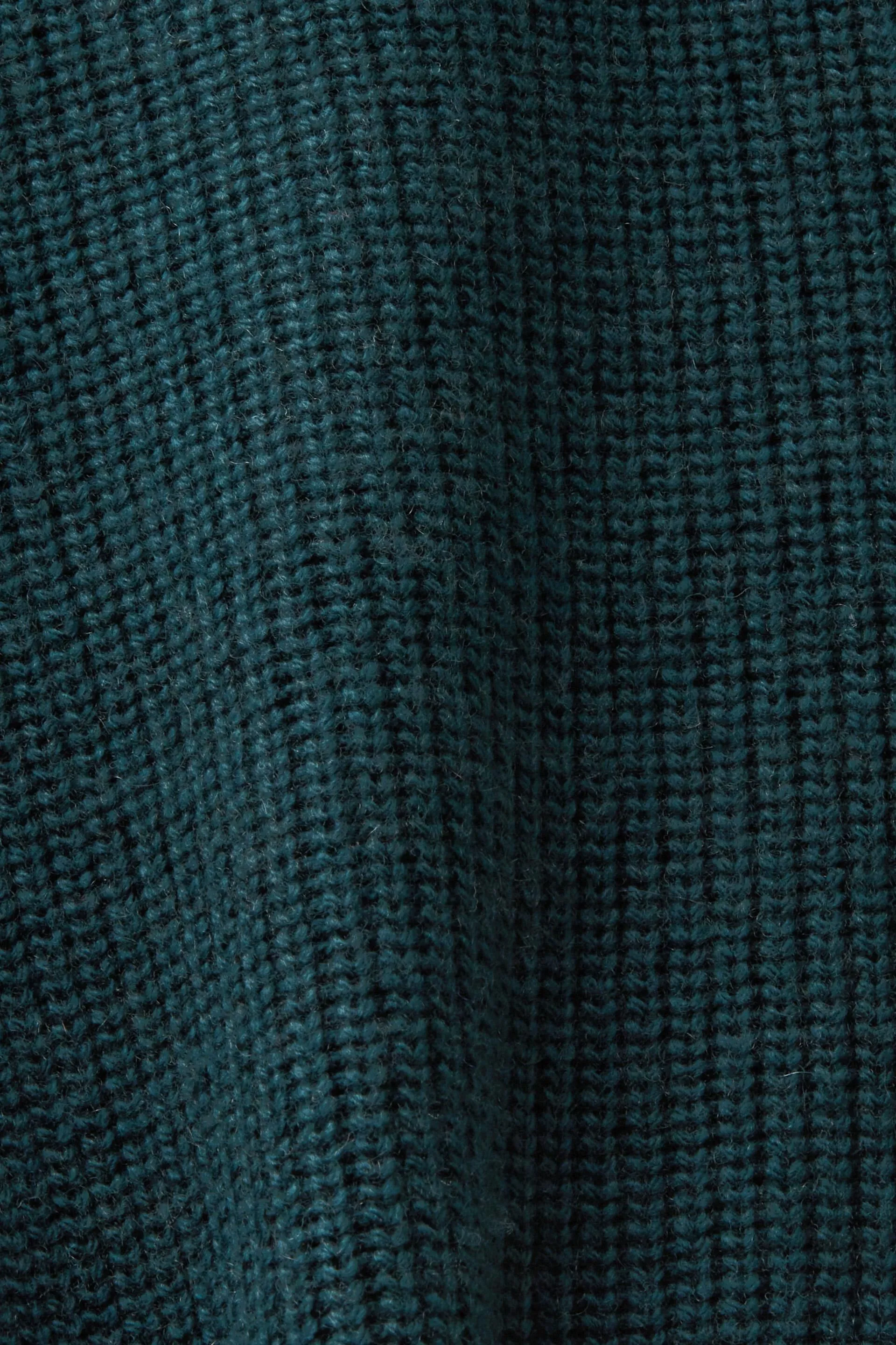 Gilet in maglia a coste in misto lana