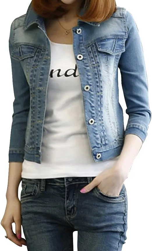 giubbino jeans donna