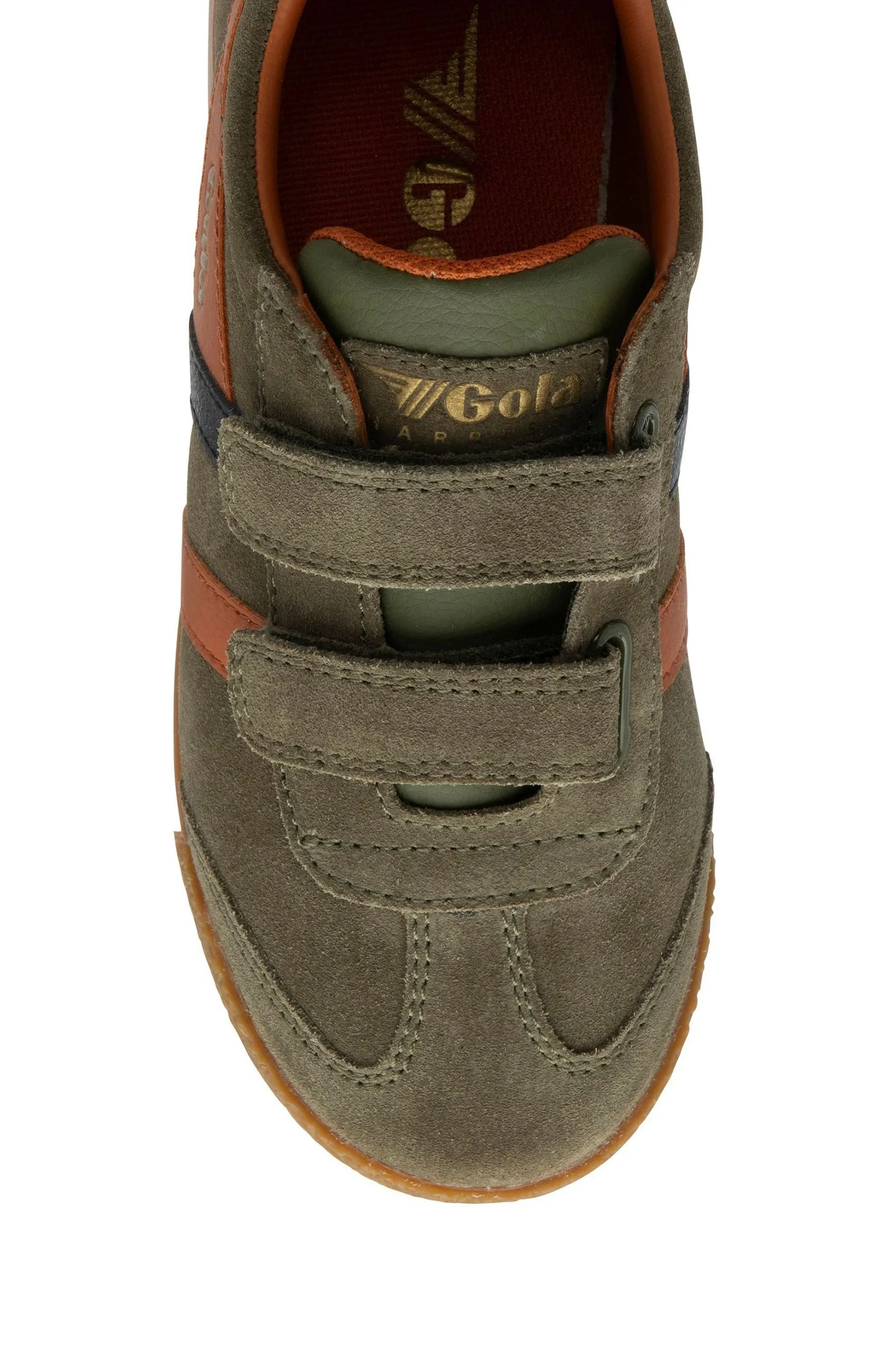 Gola - Scarpe da ginnastica in camoscio con chiusura a strappo bambini    