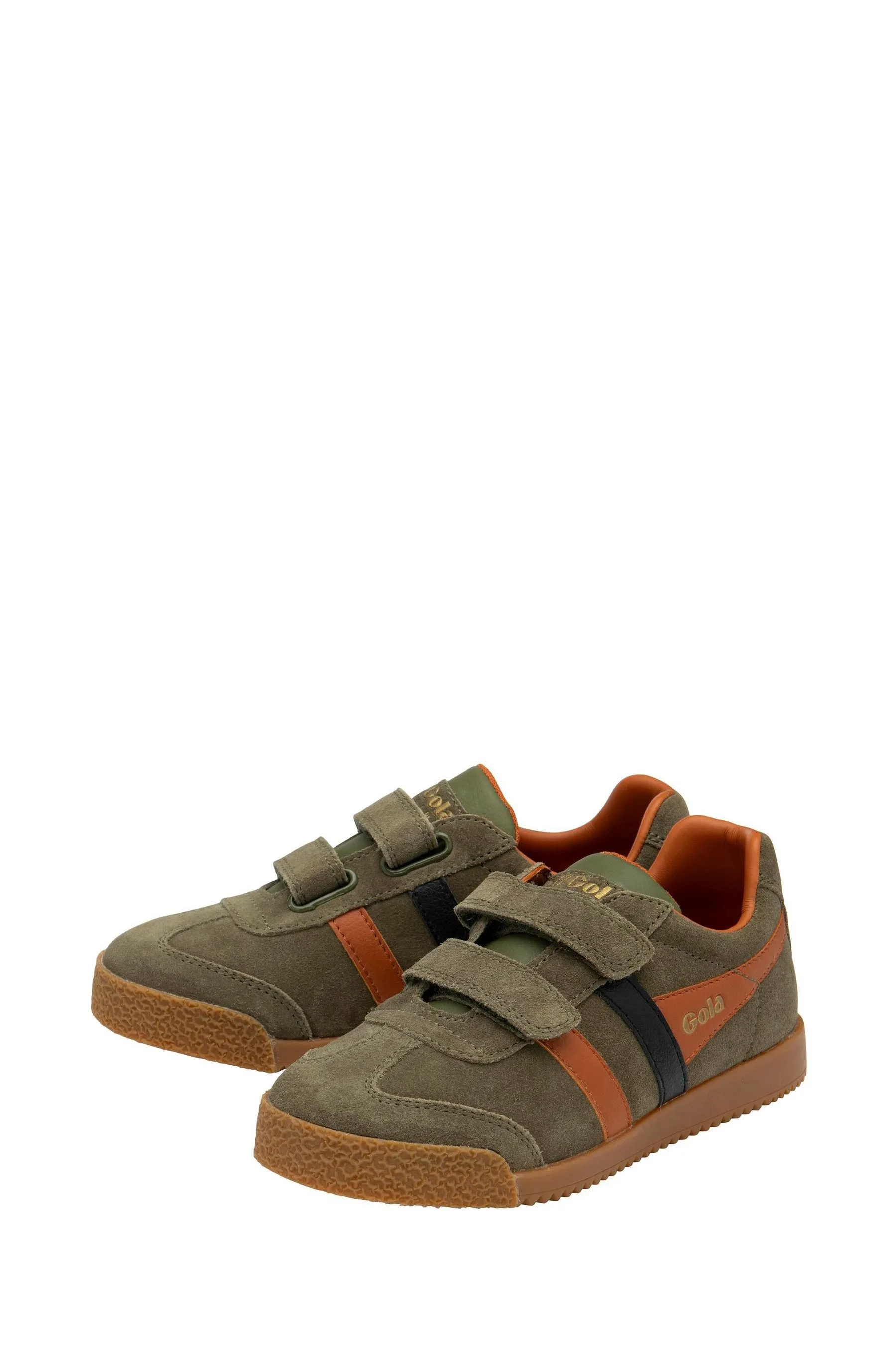 Gola - Scarpe da ginnastica in camoscio con chiusura a strappo bambini    