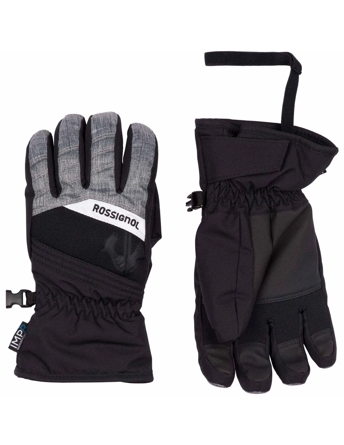 Guanti da sci junior Rossignol Jr Tech Impr G Heather Grey