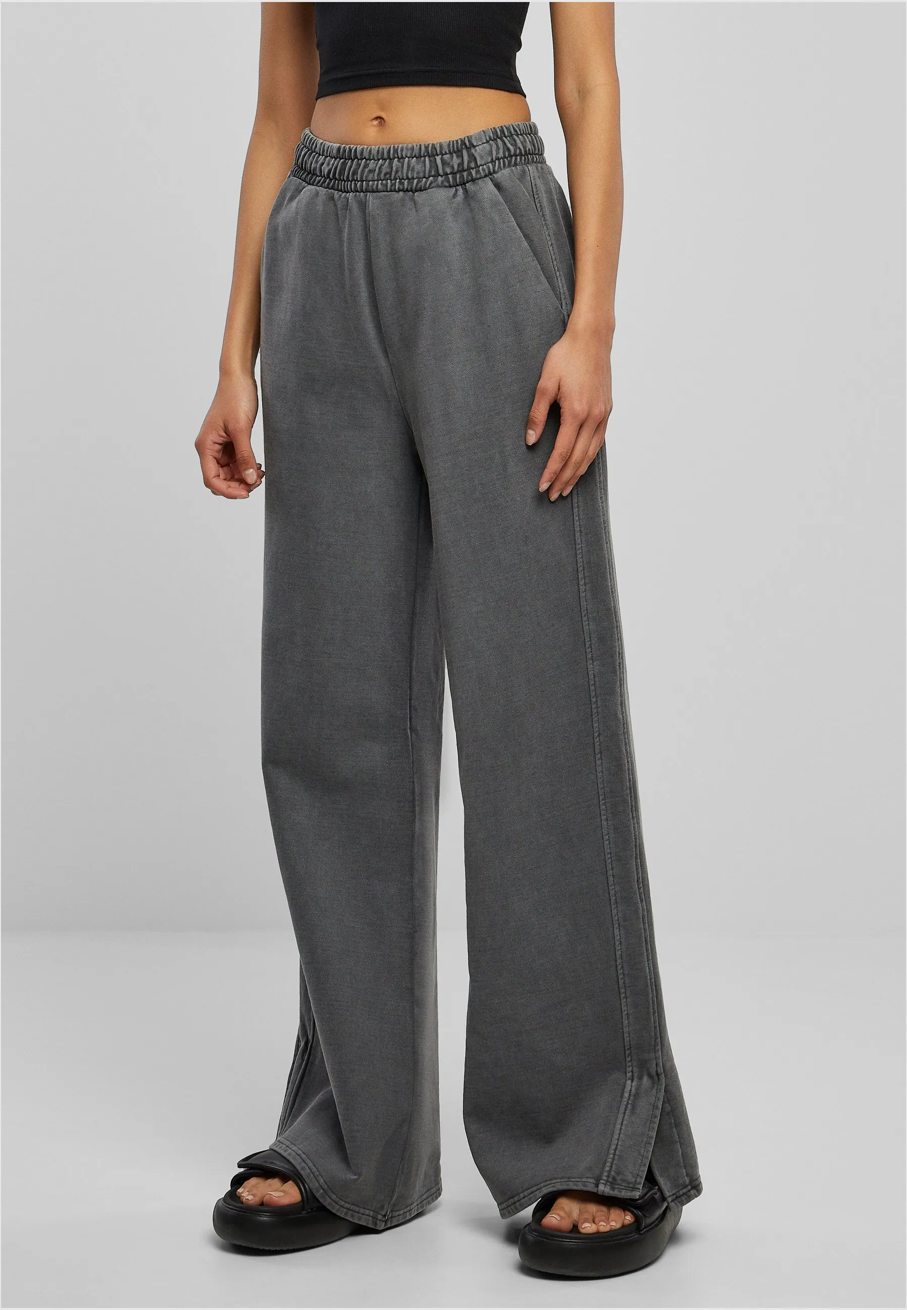 HEAVY GARMENT DYE SLIT  - Pantaloni