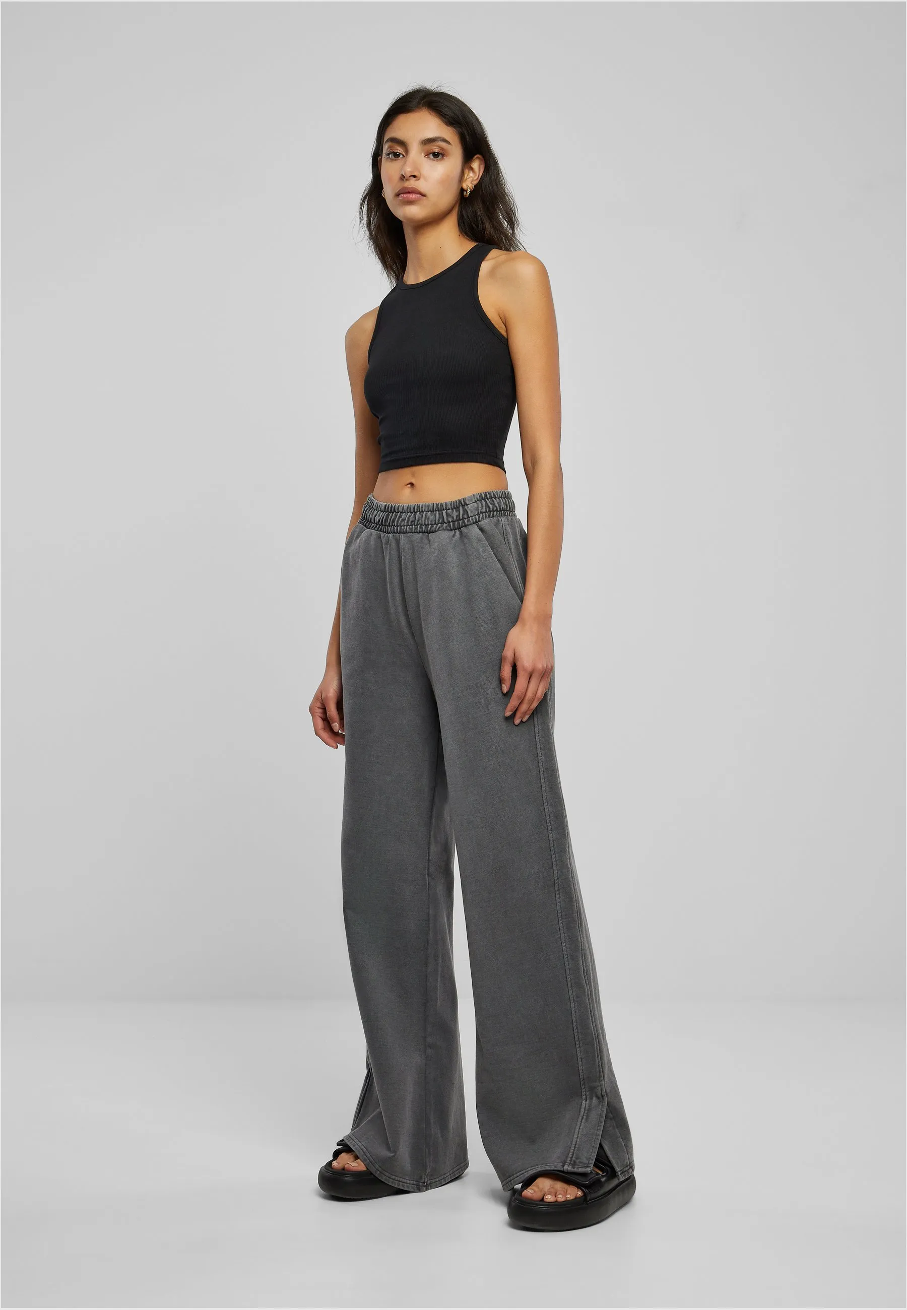 HEAVY GARMENT DYE SLIT  - Pantaloni