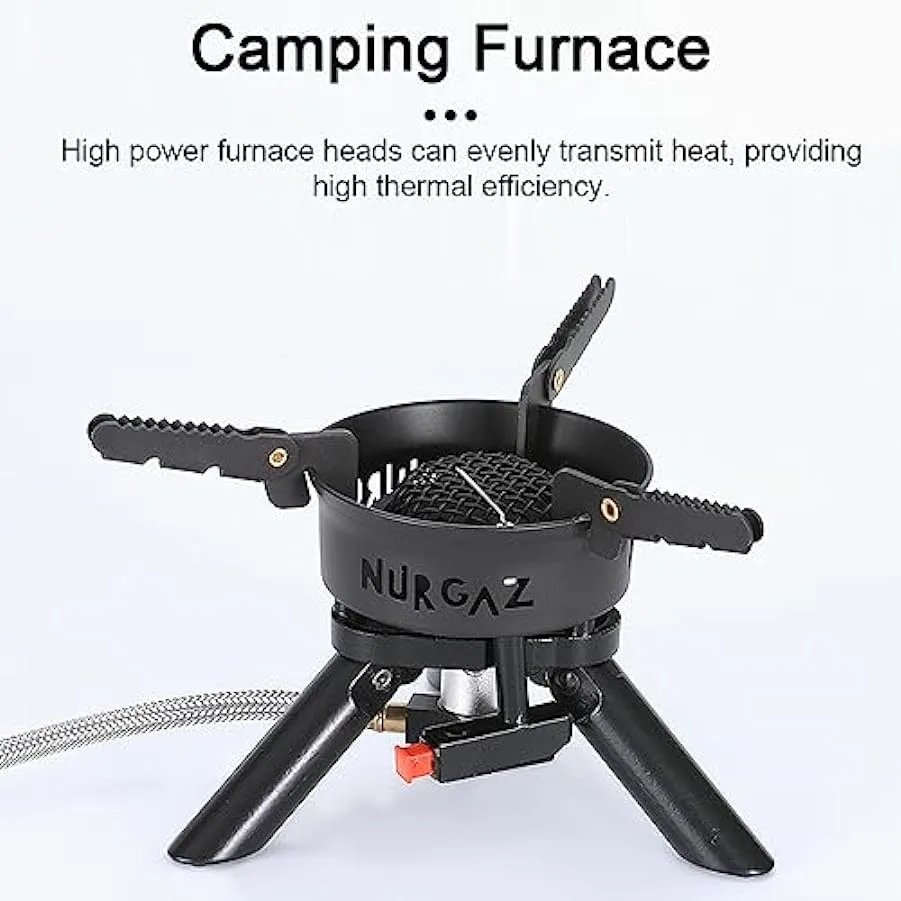 HUIOP Stufe da campeggio all’aperto in metallo Picnic portatile Forno per barbecue Stufe pieghevoli Accessorio per la cottura bo