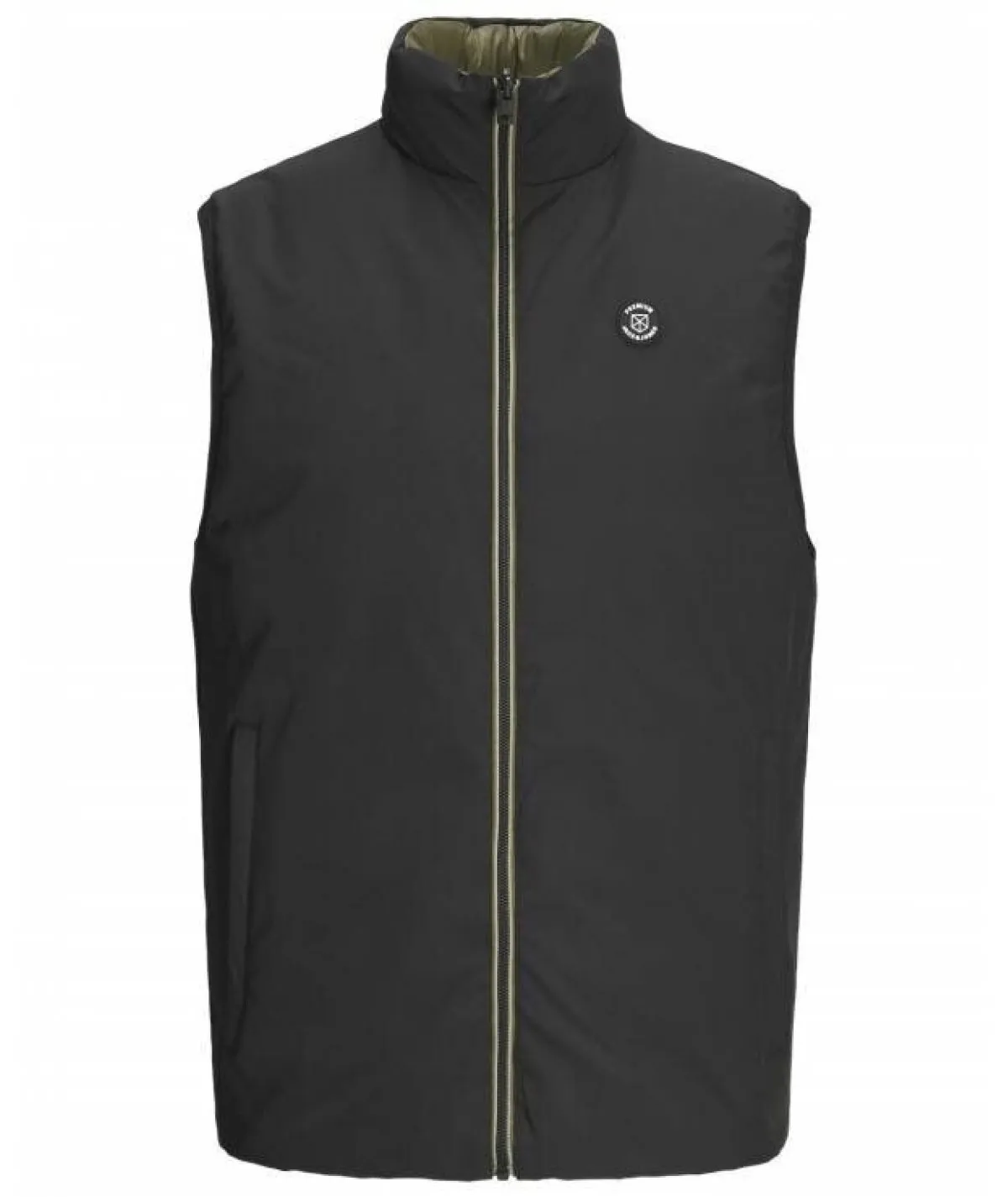 JACK&JONES GILET IMBOTTITO SMANICATO PER UOMO E RAGAZZO TAGLIE FORTI