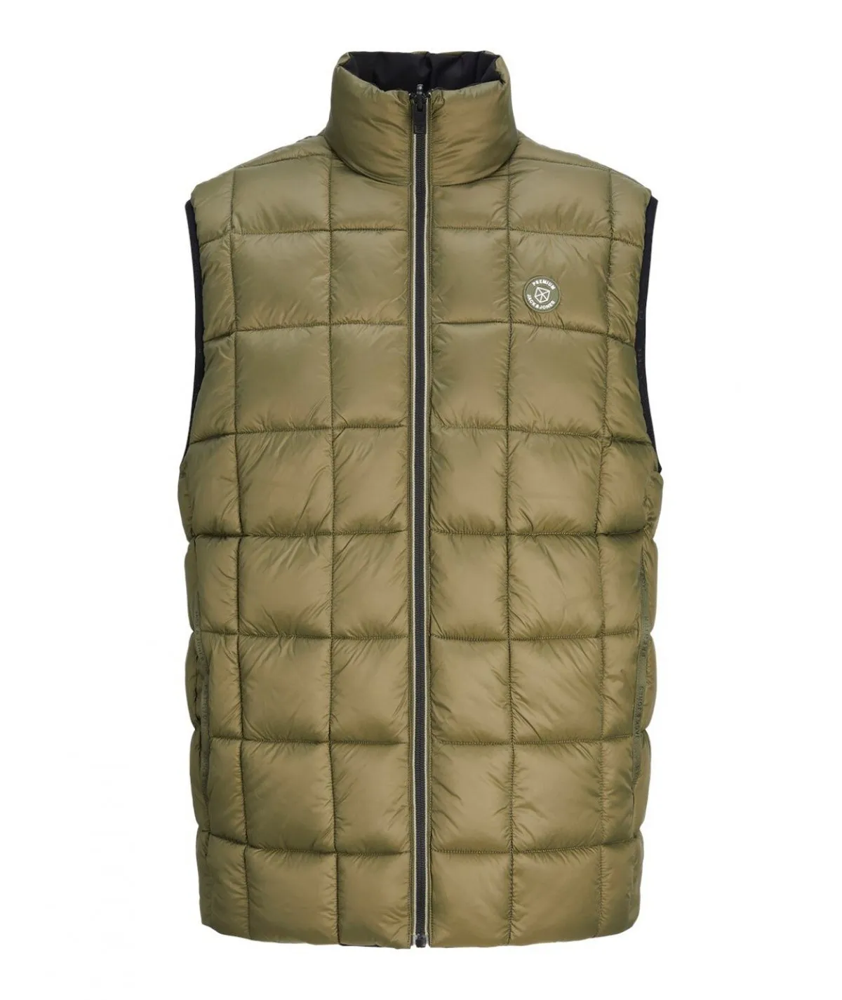 JACK&JONES GILET IMBOTTITO SMANICATO PER UOMO E RAGAZZO TAGLIE FORTI