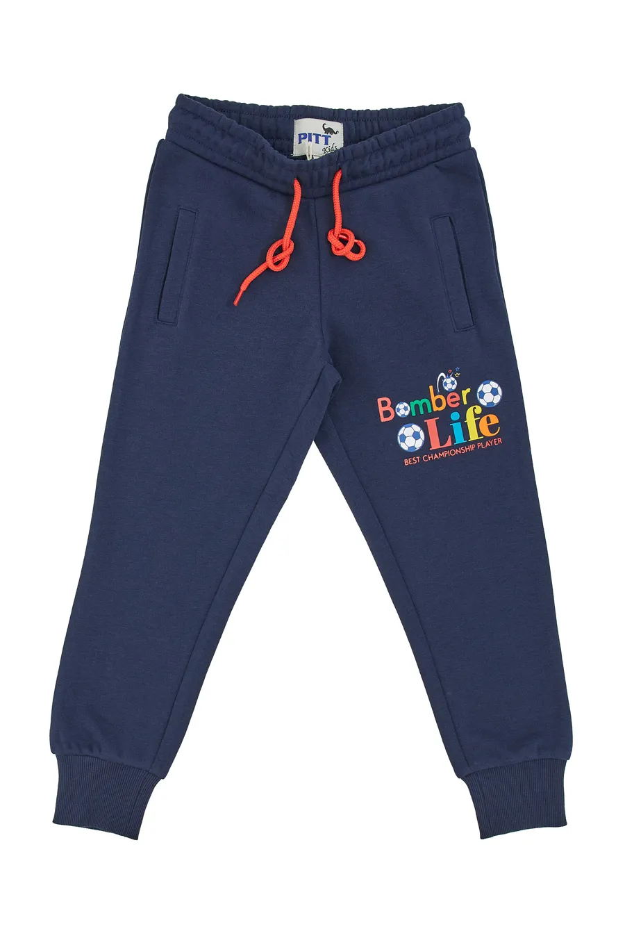 Joggers Felpati Pitt Kids 04025 Blu