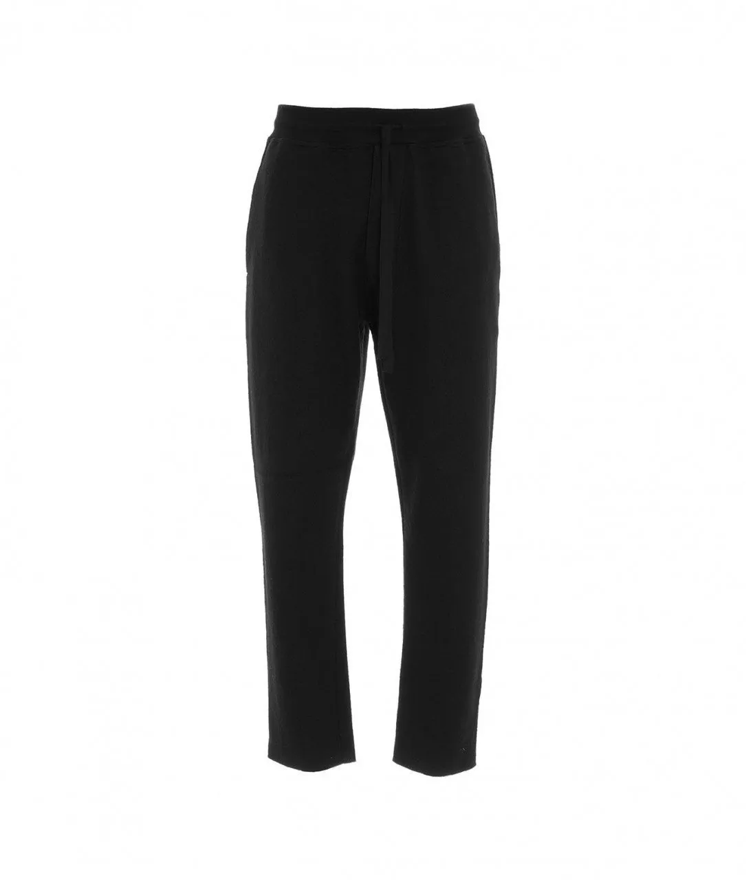 Joggers in lana pressata nero nero