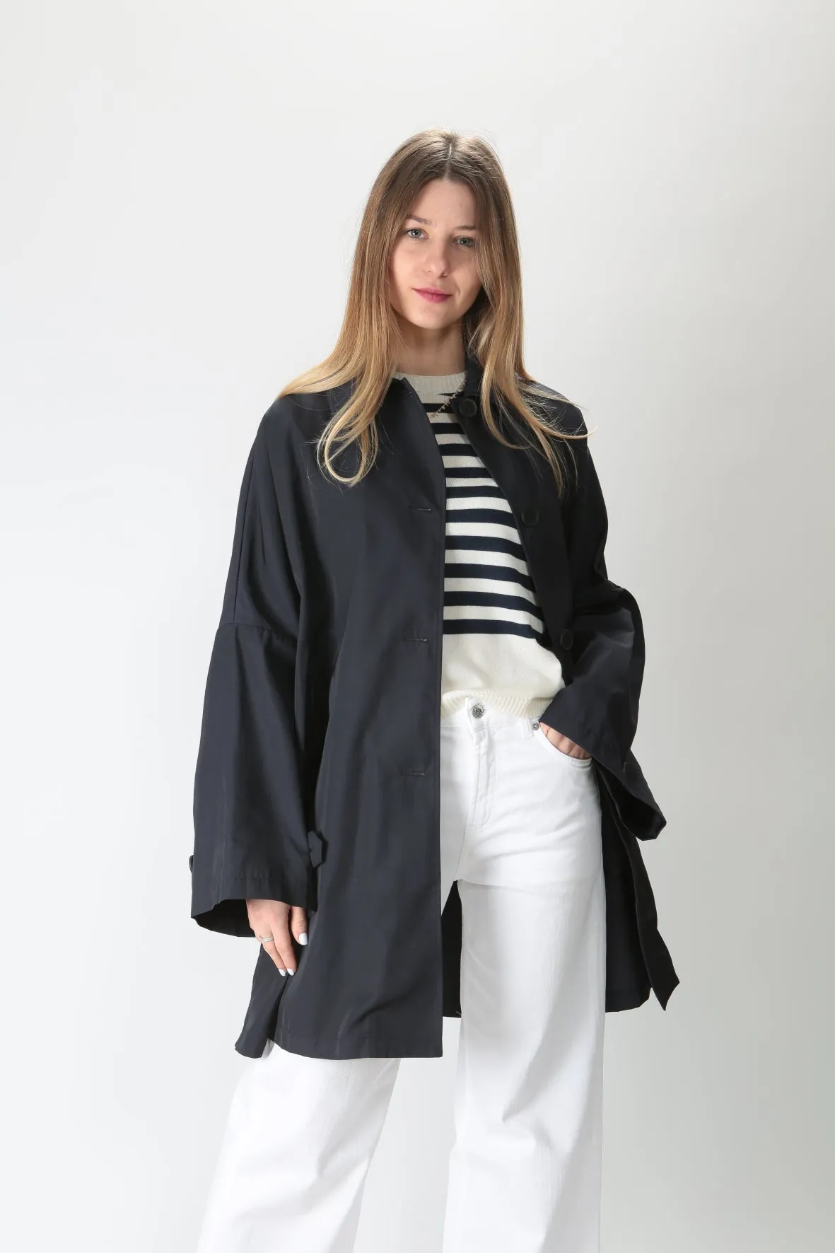L Conti Cappotto oversize in tessuto tecnico F4SW20