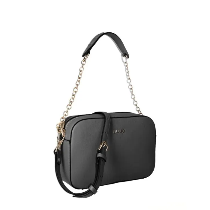 Liu Jo Borsa Martellata Con Manico A Catena Nero