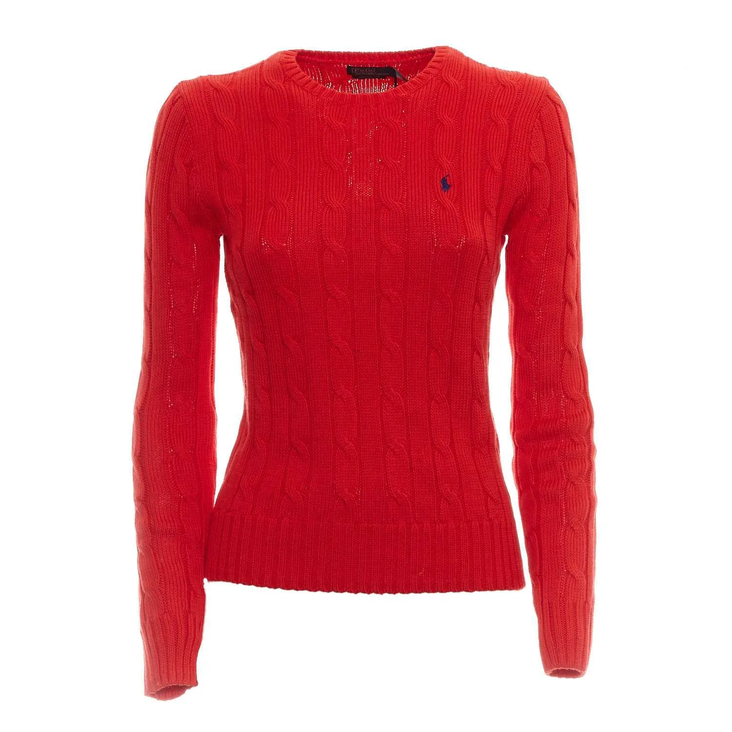 Maglia A Girocollo In Cotone A Trecce
