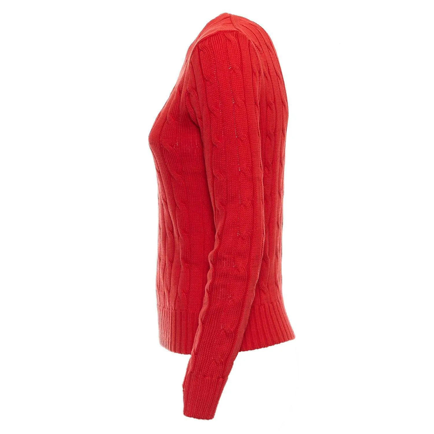 Maglia A Girocollo In Cotone A Trecce
