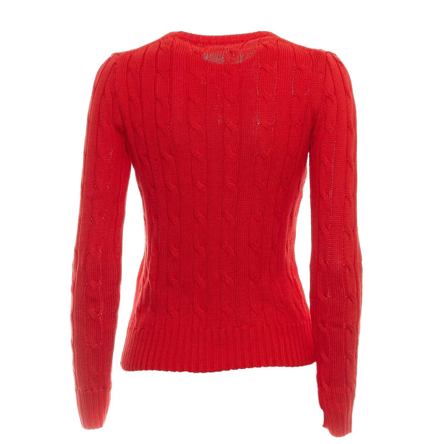 Maglia A Girocollo In Cotone A Trecce